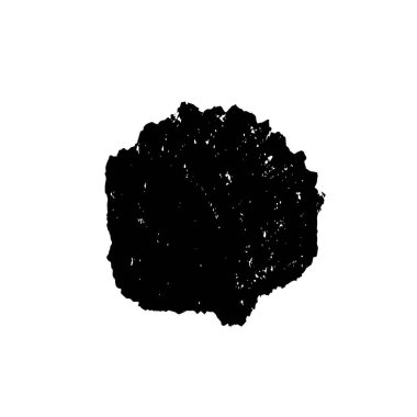 Beyaz arkaplanda siyah leke, vektör illüstrasyonu