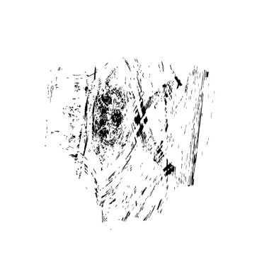 Beyaz arkaplanda siyah leke, vektör illüstrasyonu