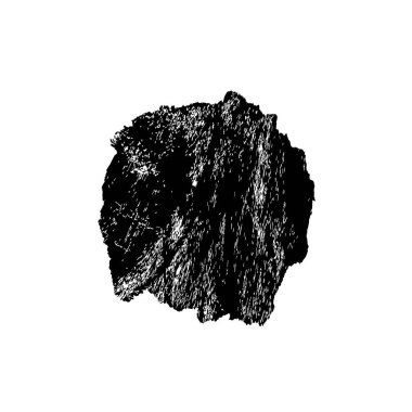 Beyaz arkaplanda siyah leke, vektör illüstrasyonu