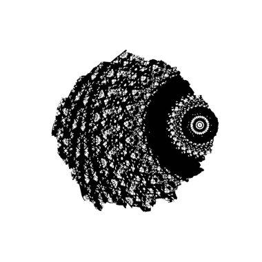 Beyaz arkaplanda siyah leke, vektör illüstrasyonu