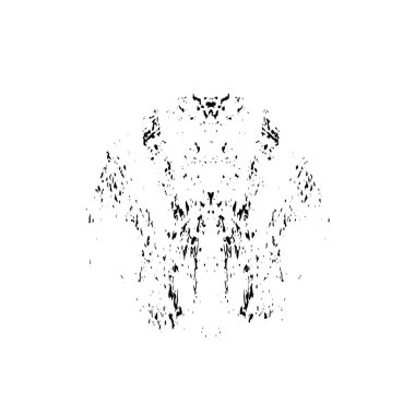 Beyaz arkaplanda siyah leke, vektör illüstrasyonu