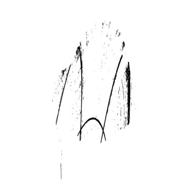 Beyaz arkaplanda siyah leke, vektör illüstrasyonu