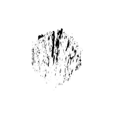 Beyaz arkaplanda siyah leke, vektör illüstrasyonu