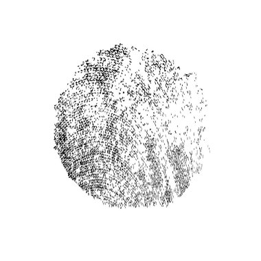 Beyaz arkaplanda siyah leke, vektör illüstrasyonu