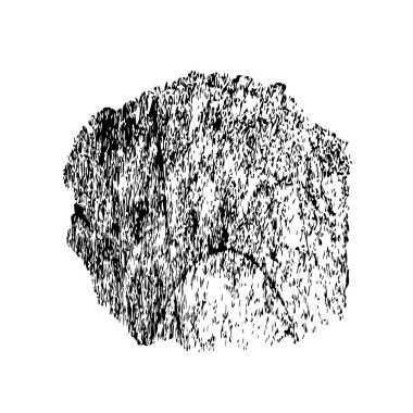 Beyaz arkaplanda siyah leke, vektör illüstrasyonu