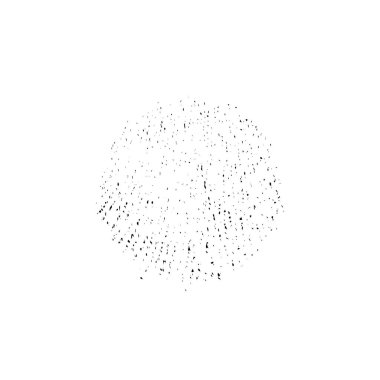 Beyaz arkaplanda siyah leke, vektör illüstrasyonu