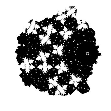 vektör soyut geometrik şekil. tasarım ögesi.