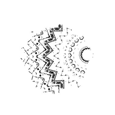 vektör soyut geometrik şekil. tasarım ögesi.