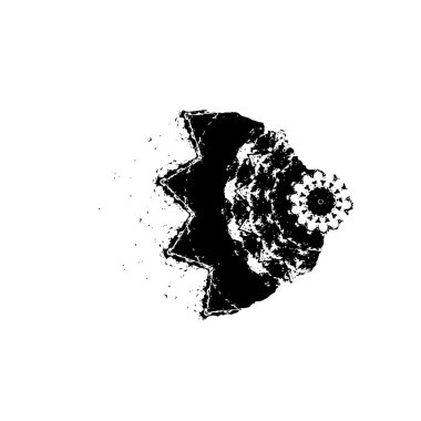 vektör soyut geometrik şekil. tasarım ögesi.