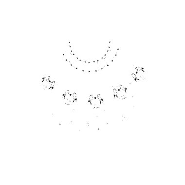 Soyut geometrik şekil. tasarım elemanı. vektör illüstrasyonu 