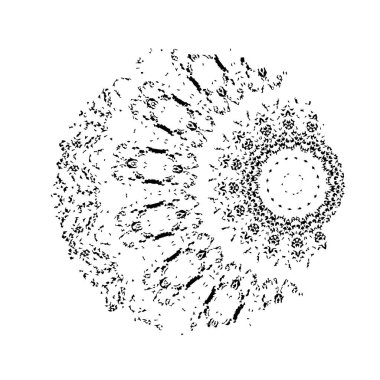 Soyut geometrik şekil. tasarım elemanı. vektör illüstrasyonu 