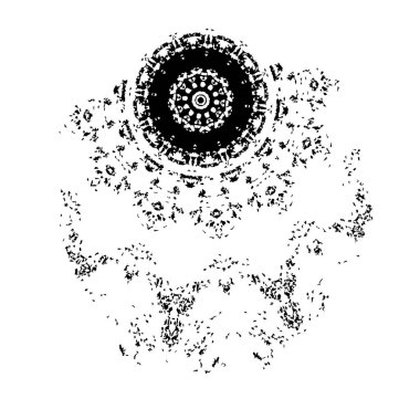 Soyut geometrik şekil. tasarım elemanı. vektör illüstrasyonu 