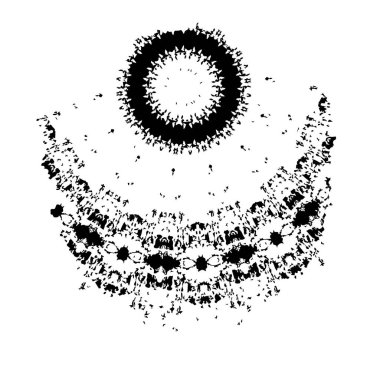 Soyut geometrik şekil. tasarım elemanı. vektör illüstrasyonu 