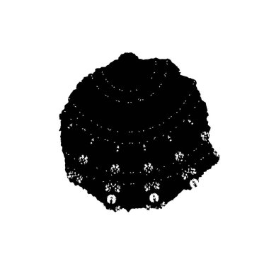 Soyut geometrik şekil. tasarım elemanı. vektör illüstrasyonu 