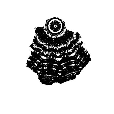 Soyut geometrik şekil. tasarım elemanı. vektör illüstrasyonu 