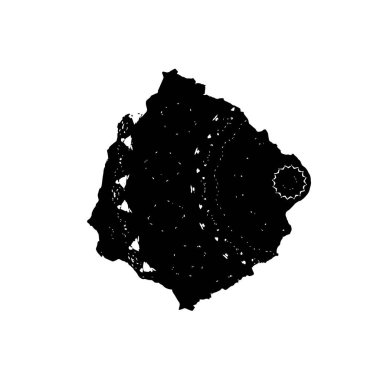 Soyut geometrik şekil. tasarım elemanı. vektör illüstrasyonu 