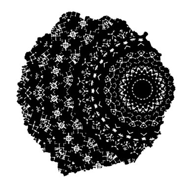 Soyut geometrik şekil. tasarım elemanı. vektör illüstrasyonu 