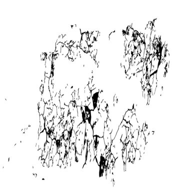 Beyaz arkaplanda soyut grunge baskısı, vektör illüstrasyonu