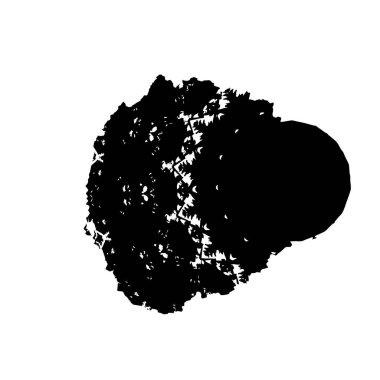 Soyut geometrik şekil. tasarım elemanı. vektör illüstrasyonu 