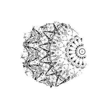 Bir Noel çelenginin vektör illüstrasyonu