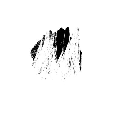 creative element of black brush stroke on white background 