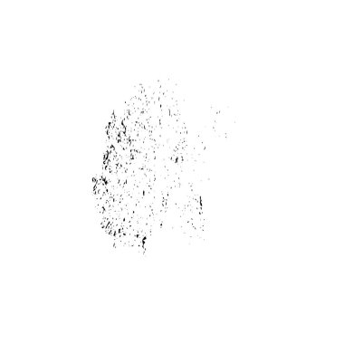 creative element of black brush stroke on white background 