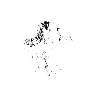 creative element of black brush stroke on white background 