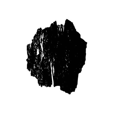 Beyaz arka planda siyah nokta. grunge soyut el boyaması ögesi 