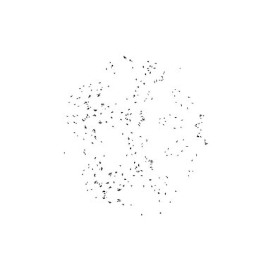 creative element of black brush stroke on white background 