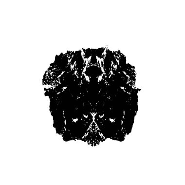 creative element of black brush stroke on white background 