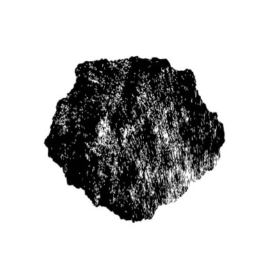 creative element of black brush stroke on white background 