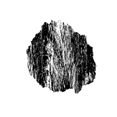 beyaz arkaplanda siyah mürekkep fırçası darbeleri