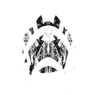 Çizik ve çiziklerle dolu siyah beyaz bir arka plan. Soyut vektör illüstrasyonu.