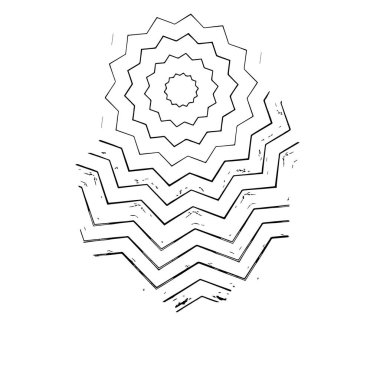 soyut geometrik desen, vektör