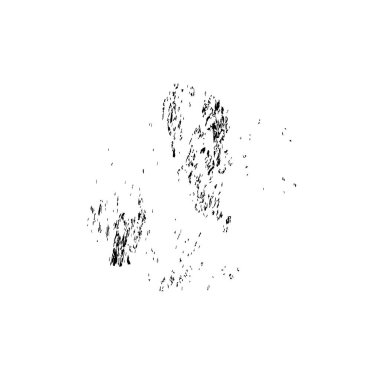 Beyaz arkaplanda soyut siyah mürekkep. 