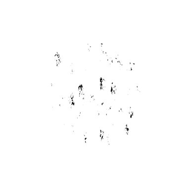 Beyaz arkaplanda soyut siyah mürekkep lekesi. 