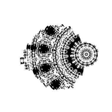 Arkaplanda soyut siyah mürekkep lekesi. 