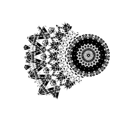 Arkaplanda soyut siyah mürekkep lekesi. 