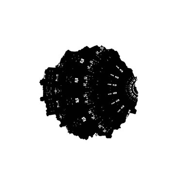 Arkaplanda soyut siyah mürekkep lekesi. 