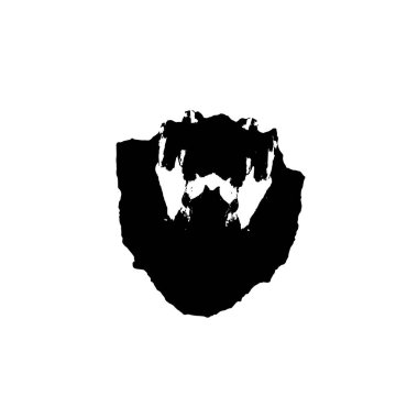 Arkaplanda soyut siyah mürekkep lekesi. 