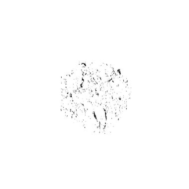 creative element of black brush stroke on white background 