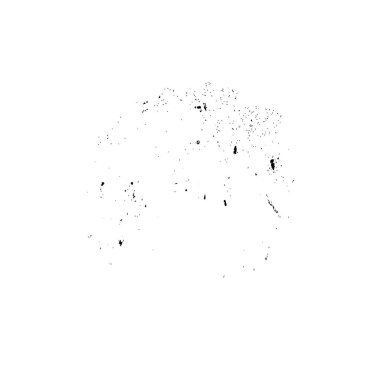 creative element of black brush stroke on white background 