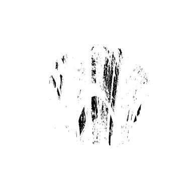 creative element of black brush stroke on white background 