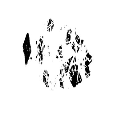 creative element of black brush stroke on white background 