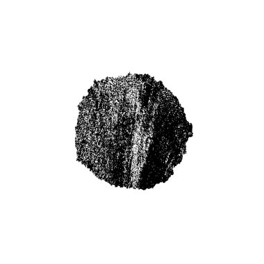 creative element of black brush stroke on white background 