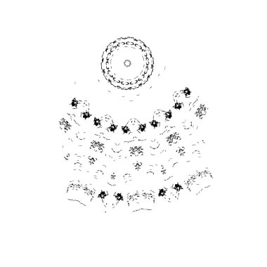 Arkaplanda soyut siyah mürekkep lekesi. 