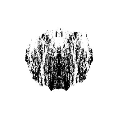 Siyah mürekkep lekesi. vektör grunge illüstrasyonu. 