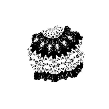 Siyah mürekkep lekesi. vektör grunge illüstrasyonu. 