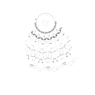 Siyah mürekkep lekesi. vektör grunge illüstrasyonu. 