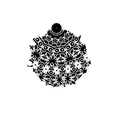 Siyah mürekkep lekesi. vektör grunge illüstrasyonu. 